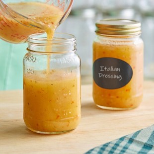 16 oz. Square Glass Mason Jar - 12/Case
