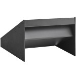 ServSense Black 12-Section Countertop Condiment Organizer - 16