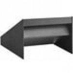 ServSense Black 12-Section Countertop Condiment Organizer - 16