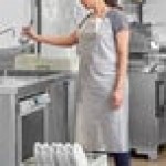 Choice Clear 8 Mil Light Weight Vinyl Dishwasher Apron - 40