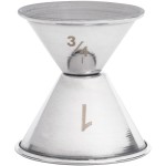 American Metalcraft J206 0.75 oz. & 1 oz. Stainless Steel Jigger