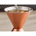 Acopa 1 oz. & 2 oz. Copper Classic Jigger Acopa 1 oz. & 2 oz. Copper Classic Jigger