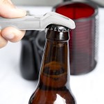Franmara 3010-24 Traveler's White Customizable Plastic Corkscrew and Bottle Opener