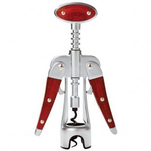 Laguiole Deluxe Wing Corkscrew with Wood Inlaid Handles 3412 Laguiole Deluxe Wing Corkscrew with Wood Inlaid Handles 3412