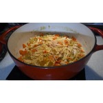 Lodge EC3CC33 3.6 Qt. Caribbean Blue Enameled Cast Iron Casserole Dish with Cover