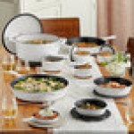 Valor 6 Qt. Arctic White Enameled Cast Iron Dutch Oven