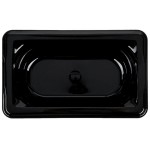 Vollrath 9092420 Super Pan® 1/9 Size Black High Heat Plastic Food Pan - 2 1/2 Vollrath 9092420 Super Pan® 1/9 Size Black High Heat Plastic Food Pan - 2 1/2