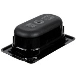 Vollrath 9092420 Super Pan® 1/9 Size Black High Heat Plastic Food Pan - 2 1/2 Vollrath 9092420 Super Pan® 1/9 Size Black High Heat Plastic Food Pan - 2 1/2