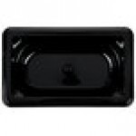 Vollrath 9092420 Super Pan® 1/9 Size Black High Heat Plastic Food Pan - 2 1/2 Vollrath 9092420 Super Pan® 1/9 Size Black High Heat Plastic Food Pan - 2 1/2