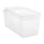 Araven 09308 3.6 Gallon / 57.6 Cup Polypropylene Light-Duty Shelf Ingredient Bin / Dispenser