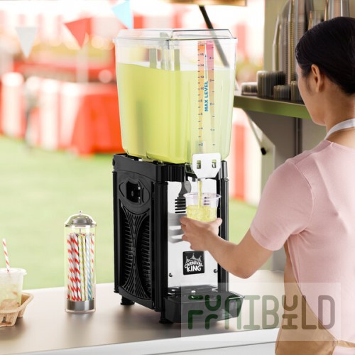 Carnival King RBD5G1 Single 5 Gallon Bowl Refrigerated Beverage Dispenser - 120V
