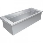 Hatco IWB-S4SLANT Four Pan Slanted Ice Cooled Slim Drop-In Cold Food Well Hatco IWB-S4SLANT Four Pan Slanted Ice Cooled Slim Drop-In Cold Food Well