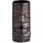 Tuxton GZ5-160 Peacock 16 oz. Ceramic Tiki Mug - 12/Pack