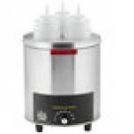 Carnival King Triple 16-24 oz. Sauce / Topping Bottle Warmer with 6 Squeeze Bottles - 550W, 120V Carnival King Triple 16-24 oz. Sauce / Topping Bottle Warmer with 6 Squeeze Bottles - 550W, 120V