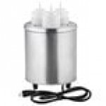 Carnival King Triple 16-24 oz. Sauce / Topping Bottle Warmer with 6 Squeeze Bottles - 550W, 120V Carnival King Triple 16-24 oz. Sauce / Topping Bottle Warmer with 6 Squeeze Bottles - 550W, 120V