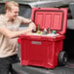 CaterGator CG35RDW Red 35 Qt. Mobile Rotomolded Outdoor Cooler / Ice Chest CaterGator CG35RDW Red 35 Qt. Mobile Rotomolded Outdoor Cooler / Ice Chest
