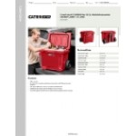 CaterGator CG35RDW Red 35 Qt. Mobile Rotomolded Outdoor Cooler / Ice Chest CaterGator CG35RDW Red 35 Qt. Mobile Rotomolded Outdoor Cooler / Ice Chest