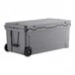 CaterGator CG170PGW Gray 170 Qt. Mobile Rotomolded Outdoor Cooler / Ice Chest