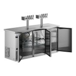 Avantco UDD-72-HC-S (2) Four Tap Kegerator Beer Dispenser - Stainless Steel, (3) 1/2 Keg Capacity Avantco UDD-72-HC-S (2) Four Tap Kegerator Beer Dispenser - Stainless Steel, (3) 1/2 Keg Capacity