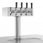 Avantco UDD-72-HC-S (2) Four Tap Kegerator Beer Dispenser - Stainless Steel, (3) 1/2 Keg Capacity Avantco UDD-72-HC-S (2) Four Tap Kegerator Beer Dispenser - Stainless Steel, (3) 1/2 Keg Capacity