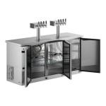 Avantco UDD-72-HC-S (2) Four Tap Kegerator Beer Dispenser - Stainless Steel, (3) 1/2 Keg Capacity Avantco UDD-72-HC-S (2) Four Tap Kegerator Beer Dispenser - Stainless Steel, (3) 1/2 Keg Capacity