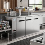 Avantco UDD-72-HC-S (2) Four Tap Kegerator Beer Dispenser - Stainless Steel, (3) 1/2 Keg Capacity Avantco UDD-72-HC-S (2) Four Tap Kegerator Beer Dispenser - Stainless Steel, (3) 1/2 Keg Capacity