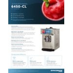 Spaceman 6450-CL 12.7 Qt. Single Countertop Slushy / Granita Frozen Drink Machine - 115V