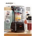 AvaMix Apex HBX2000 64 oz. 3 1/2 hp Programmable Commercial Blender with Touchpad and Sound Enclosure - 120V AvaMix Apex HBX2000 64 oz. 3 1/2 hp Programmable Commercial Blender with Touchpad and Sound Enclosure - 120V