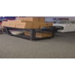Rubbermaid® FG454600BLA BRUTE Black Large Lipped Two Lipped Shelf Utility Cart with Ergonomic Handle