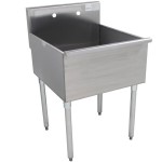Advance Tabco 6-41-24 One Compartment Stainless Steel Commercial Sink - 24