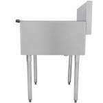 Advance Tabco 6-41-24 One Compartment Stainless Steel Commercial Sink - 24
