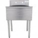 Advance Tabco 6-41-24 One Compartment Stainless Steel Commercial Sink - 24