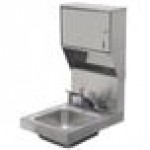 Advance Tabco 7-PS-83 Space Saving Hand Sink with Deck Mount Faucet, Soap, and Paper Towel Dispenser - 12 Advance Tabco 7-PS-83 Space Saving Hand Sink with Deck Mount Faucet, Soap, and Paper Towel Dispenser - 12