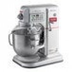 Estella EMIX8G Silver 8 Qt. Programmable Bowl Lift Countertop Mixer with Guard & Standard Accessories - 120V, 4/5 hp Estella EMIX8G Silver 8 Qt. Programmable Bowl Lift Countertop Mixer with Guard & Standard Accessories - 120V, 4/5 hp