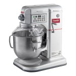 Estella EMIX8G Silver 8 Qt. Programmable Bowl Lift Countertop Mixer with Guard & Standard Accessories - 120V, 4/5 hp Estella EMIX8G Silver 8 Qt. Programmable Bowl Lift Countertop Mixer with Guard & Standard Accessories - 120V, 4/5 hp