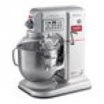 Estella EMIX8G Silver 8 Qt. Programmable Bowl Lift Countertop Mixer with Guard & Standard Accessories - 120V, 4/5 hp Estella EMIX8G Silver 8 Qt. Programmable Bowl Lift Countertop Mixer with Guard & Standard Accessories - 120V, 4/5 hp