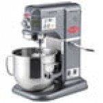 Estella EMIX8G Silver 8 Qt. Programmable Bowl Lift Countertop Mixer with Guard & Standard Accessories - 120V, 4/5 hp Estella EMIX8G Silver 8 Qt. Programmable Bowl Lift Countertop Mixer with Guard & Standard Accessories - 120V, 4/5 hp