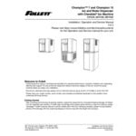 Follett 7UC114A-NW-CL-ST-00 Champion 7 Series Air-Cooled Chewblet Undercounter Ice Maker and Dispenser with 7 lb. Bin and Filter - 115V, 100 lb.