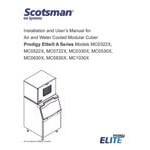 Scotsman MC0330SAX-1A Prodigy Elite® Series 30 Scotsman MC0330SAX-1A Prodigy Elite® Series 30