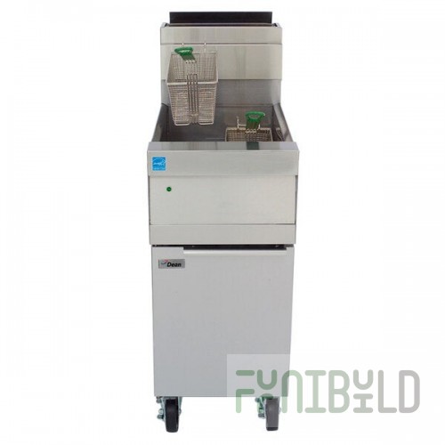 Frymaster HD60G-S Liquid Propane 80 lb. High Efficiency Decathlon Floor Fryer with SMART4U 3000 Controls