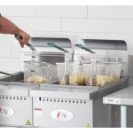 Cooking Performance Group FFOP40 Liquid Propane 40 lb. Stainless Steel Open Pot Floor Fryer - 90,000 BTU Cooking Performance Group FFOP40 Liquid Propane 40 lb. Stainless Steel Open Pot Floor Fryer - 90,000 BTU