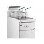 Cooking Performance Group FFOP40 Liquid Propane 40 lb. Stainless Steel Open Pot Floor Fryer - 90,000 BTU Cooking Performance Group FFOP40 Liquid Propane 40 lb. Stainless Steel Open Pot Floor Fryer - 90,000 BTU