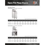 Cooking Performance Group FFOP40 Liquid Propane 40 lb. Stainless Steel Open Pot Floor Fryer - 90,000 BTU Cooking Performance Group FFOP40 Liquid Propane 40 lb. Stainless Steel Open Pot Floor Fryer - 90,000 BTU