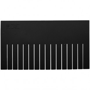 Quantum Black Long Conductive Divider for DG93120CO Conductive Dividable Grid Container - 6/Pack
