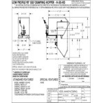 Vestil 0.50 Cubic Yard Heavy-Duty Low-Profile Self-Dumping Steel Forklift Hopper H-50-HD - 6,000 lb. Capacity Vestil 0.50 Cubic Yard Heavy-Duty Low-Profile Self-Dumping Steel Forklift Hopper H-50-HD - 6,000 lb. Capacity