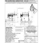 Vestil 1,500 lb. Capacity Steel Fork Truck Drum Carrier / Rotator DCR-205-15 Vestil 1,500 lb. Capacity Steel Fork Truck Drum Carrier / Rotator DCR-205-15