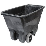 Rubbermaid® 0.5 Cubic Yard Black Tilt Truck / Trash Cart with Hinged Dome Lid (450 lb.) Rubbermaid® 0.5 Cubic Yard Black Tilt Truck / Trash Cart with Hinged Dome Lid (450 lb.)