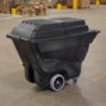 Rubbermaid® 0.5 Cubic Yard Black Tilt Truck / Trash Cart with Hinged Dome Lid (450 lb.) Rubbermaid® 0.5 Cubic Yard Black Tilt Truck / Trash Cart with Hinged Dome Lid (450 lb.)