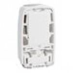Novo White Manual Foam Hand Soap / Sanitizer Dispenser 33.8 fl. oz. (1000 mL)