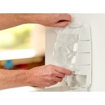 Novo White Manual Foam Hand Soap / Sanitizer Dispenser 33.8 fl. oz. (1000 mL)